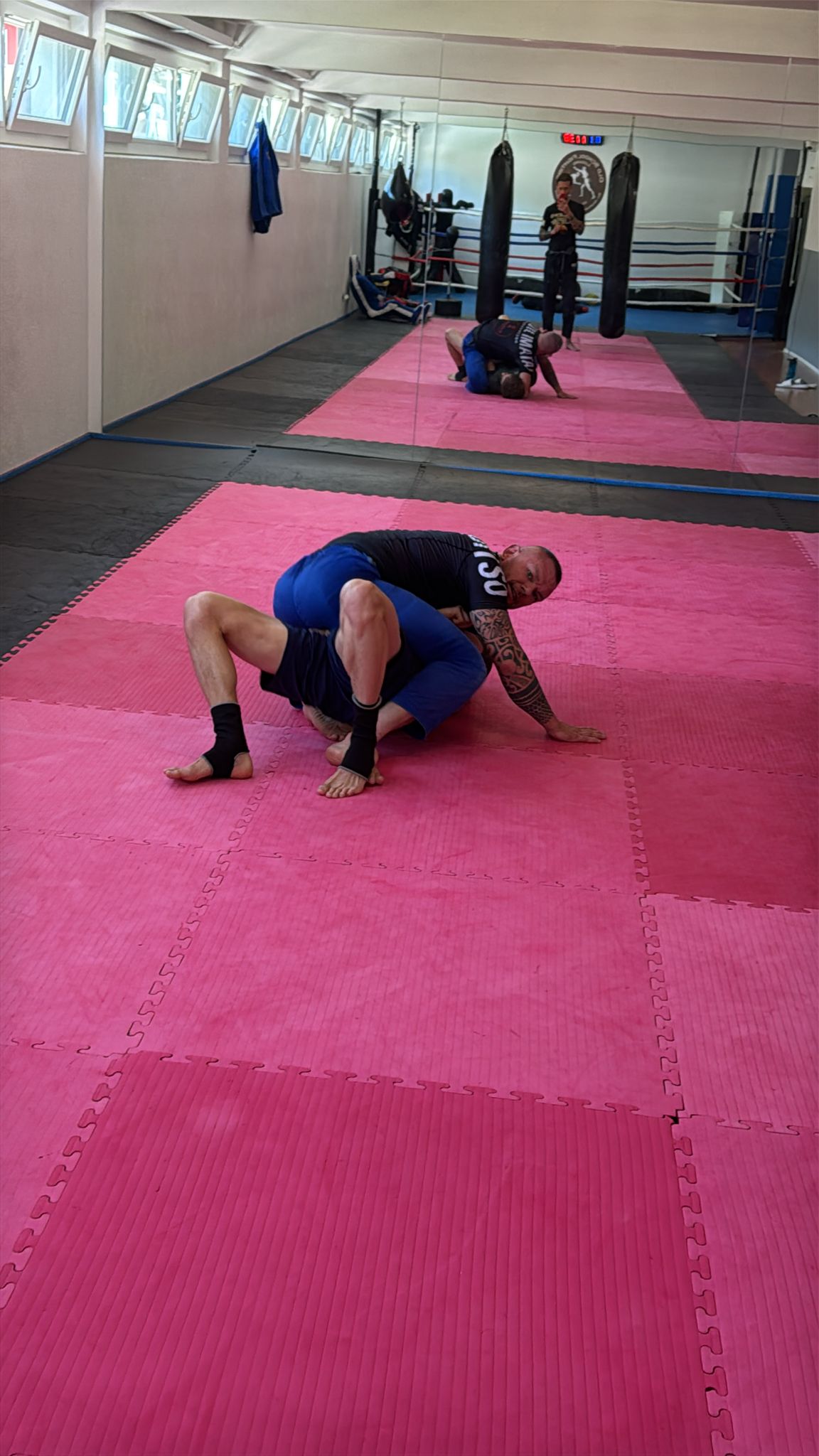 Lezione privata di BJJ con il maestro